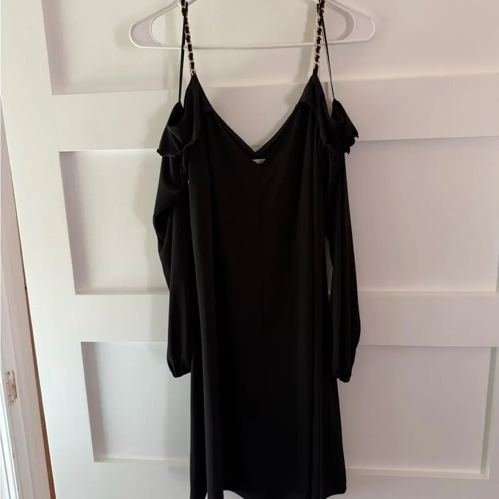 Elegant Black Off-Shoulder Dress